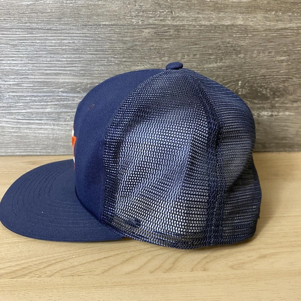 Vintage Houston Astros Hat Cap Snap‎ Back MLB Baseball Trucker Mens 80s